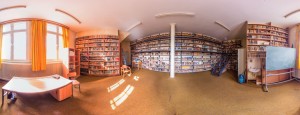 Panorame der alten Bibliothek